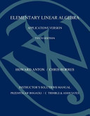 Elementary Linear Algebra