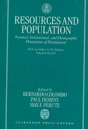 Resources and Population