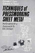 Techniques of Pressworking Sheet Metal