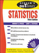 Schaum's Outline of Theory and Problems of Statistics