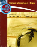 Principles of Managerial Finance