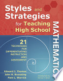 Styles and Strategies for Teaching High School Mathematics