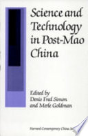 Science and Technology in Post-Mao China