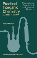 Practical Inorganic Chemistry