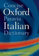 Concise Oxford Paravia Italian dictionary