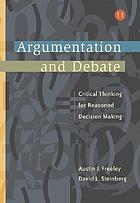 Argumentation and Debate