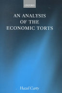 An Analysis of the Economic Torts