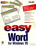 Easy Word 7 for Windows 95