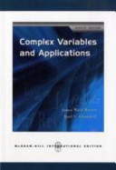 Complex Variables and Applications