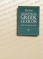 The New Analytical Greek Lexicon