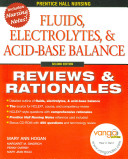 Fluids, Electrolytes, and Acid-base Balance : reviews & rationales