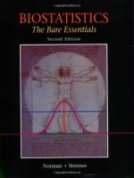 Biostatistics : the bare essentials