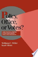 Policy, Office, Or Votes?