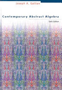 Contemporary Abstract Algebra