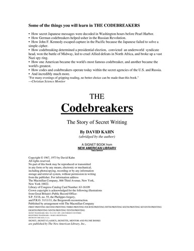 The codebreakers