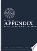 Budget of the U.S. Government, Appendix: Fiscal Years 2014