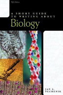 A Short Guide to Writing about Biology