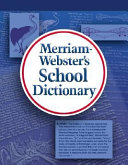 Merriam-Webster's School Dictionary