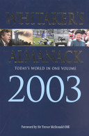 Whitaker's Almanack 2003