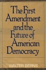  The First amendment and the future of American democracy