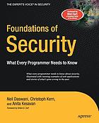 Foundations of security : what every programmer needs to know