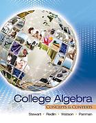 College algebra: concepts & context