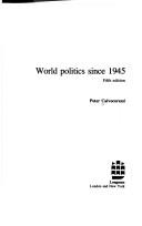 World politics since 1945