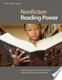 Nonfiction Reading Power : teaching students how to think while they read all kinds of information