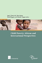 Child poverty : African and international perspectives