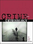 Crime and Criminology