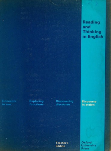 Reading and thinking in English : [4], Teacher's edition,. Discourse in action