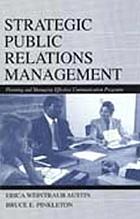  Strategic public relations management 