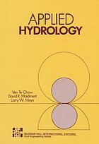 Applied hydrology