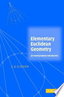 Elementary Euclidean Geometry