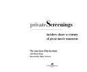 Private Screenings