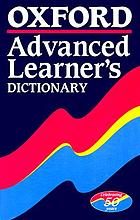 Oxford advanced learner's dictionary of current English