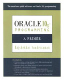 Oracle 10g Programming