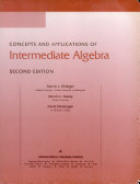 Concepts and Applications of Intermediate Algebra