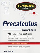 Schaum's outline of precalculus