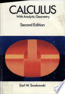 Calculus with Analytic Geometry