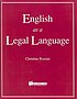 English as a legal language