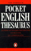 The Penguin Pocket English Thesaurus