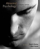 Abnormal psychology : an integrative approach