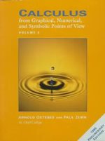 Calculus from graphical, numerical, and symbolic points of view