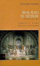  Philosophic classics : from Plato to Nietzsche