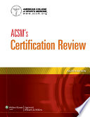 ACSM's Certification Review