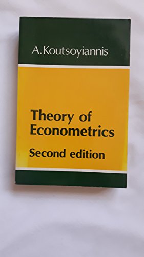 Theory of econometrics : an introductory exposition of econometric methods