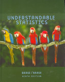 Understandable Statistics: Concepts and Methods