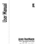 Aldus Pagemaker User Manual Version 5.0 apple Macintosh microsoft Windows