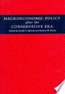 Macroeconomic Policy After the Conservative Era